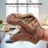 WFJCJPAF Dinosaur Hand Puppet Interactive Stories Role Realistic Soft Plastic Dinosaur