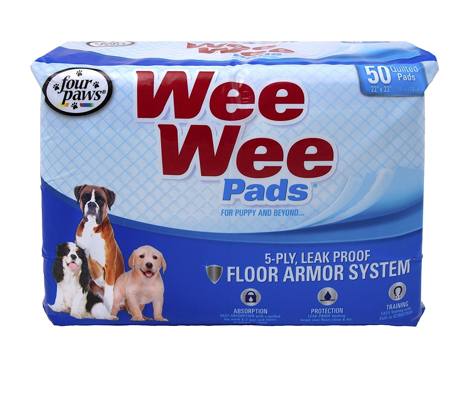 WeeWee Pet Training and Puppy Pads, WeeWee pads provide worryfree