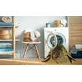 thumbnail image 2 of Ahgly Company Machine Washable Indoor Square Transitional Orange Gold Area Rugs, 7' Square, 2 of 7