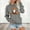 Gray, variant on Lilgiuy Tunic Sweatshirt for Women 2023 Fall Long Sleeve Thanksgiving Print Sweatshirt Cute Pumpkin Graphic T Shirts Crewneck Pullover Tops Gifts for Your Co-workers or Sister