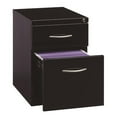 thumbnail image 3 of Hirsh 20-in Deep Mobile Pedestal File 2-Drawer Box/File with Arch Pull Black, 3 of 7