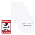 thumbnail image 1 of Uxcell 4-Pack Letreros Metálicos Blancos en Blanco 10x14 Pulgadas Hoja de Aluminio Pintado Letreros en Blanco para Manualidades/Jardín/Exteriores Grosor 0.02 Pulgadas, 1 of 1