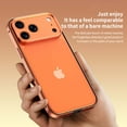 thumbnail image 3 of Allytechgroup Ultra-Thin Metal Frame Case for Apple iPhone 17 Pro, Detachable Camera Lens Protective Aluminum Alloy Cooling Frame Case for iPhone 17 Pro Women Men, Orange, 3 of 8