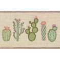 thumbnail image 3 of Authentic Hotel and Spa  Turkish Cotton Cactus Embroidered Latte Brown 4-piece Bath Towel Set, 3 of 3