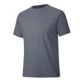 thumbnail image 3 of Men T Shirts Solid Color 2 Pack Crew Neck Short Sleeve Mens Pullover Lightweight Slim Fit Breathable Mens Funny T Shirts Grey M, 3 of 3
