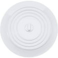 thumbnail image 1 of Nvzi Tapón para bañera, tapón de desagüe de silicona grande de 15 cm, tapón para cabello, juego de 2 ventosas planas, para accesorios de cocina, baño y ropa (blanco), 1 of 5