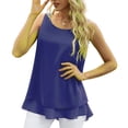thumbnail image 2 of IROINNID Womens Summer Sexy Tunic Tops Sleeveless Solid Color Loose Ventilation Tops Spring Saving, 2 of 2