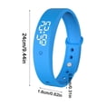 thumbnail image 2 of Pink Portable Wearable Timepiece, Digital Watches for Men, Fitness Watch, Vibrating Alarm Wristband, Men’S Noiseless Strong Vibration Wake Up Band with Step Tracking and Night, 2 of 7