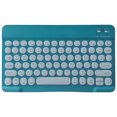 thumbnail image 1 of Hesxuno School Supplies Smart Electronics Bluetooth Keyboard Color Backplane Keyboard Round Cap Keyboard Portable Mini BT Wireless Keyboard For Android Windows PC Tablet, 1 of 6