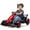 red, variant on 12V Electric Go Kart, 7.5MPH Drifting Car, 200W*2 Motors, Max Load 135lbs, Battery Powered Ride on Toy Outdoor for 6+ Years Old