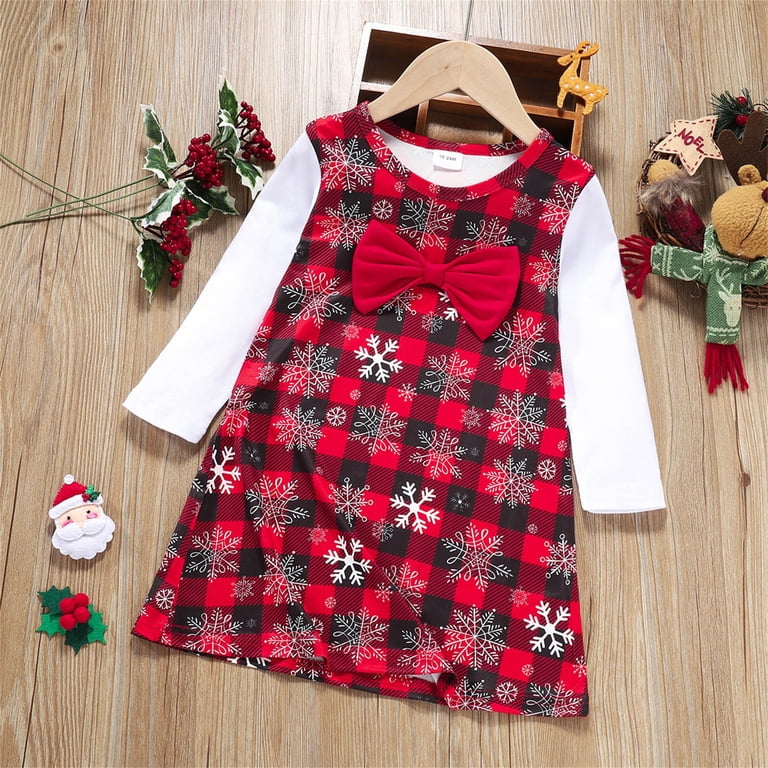 Lnmqlpdbs Christmas Tutu Dresses for Girls Christmas Dress Toddler 3t Christmas Teen Girls Dress Up for 2 Year Old Girls Black Tie Dress Christmas,