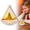 thumbnail image 4 of Clearance Under $10 LED Triangular Wind Light – Set of 3 Battery-Operated Flameless Christmas Candles with Warm Glow for Holiday Tabletop, Mantel & Party Decor, Style D, 4 of 5