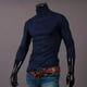 thumbnail image 3 of Jumpingount Ropa interior térmica para hombre, Tops de cuello alto, jersey de manga larga, Otoño Invierno, hogar, oficina, escuela, ropa Type4 NO4, 3 of 6