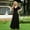 Black, variant on Elegant Women's Formal Dress V Neck Flowy Chiffon Gown For Wedding Party Evening Occasion Casual Date Spring Summer Fall Dress for Women Color Long Dress for Bridesmaid plus Size Lace Dress Long