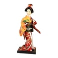 thumbnail image 3 of Colaxi Ethnic Japanese Geisha Dolls 9 inch Asian Geisha Doll for Table Desktop Home A, 3 of 10