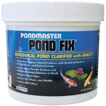 Barley Bales Ponds - Pondmaster 03924 8 Oz Pond Fix Biological Pond Clarifier With Barley