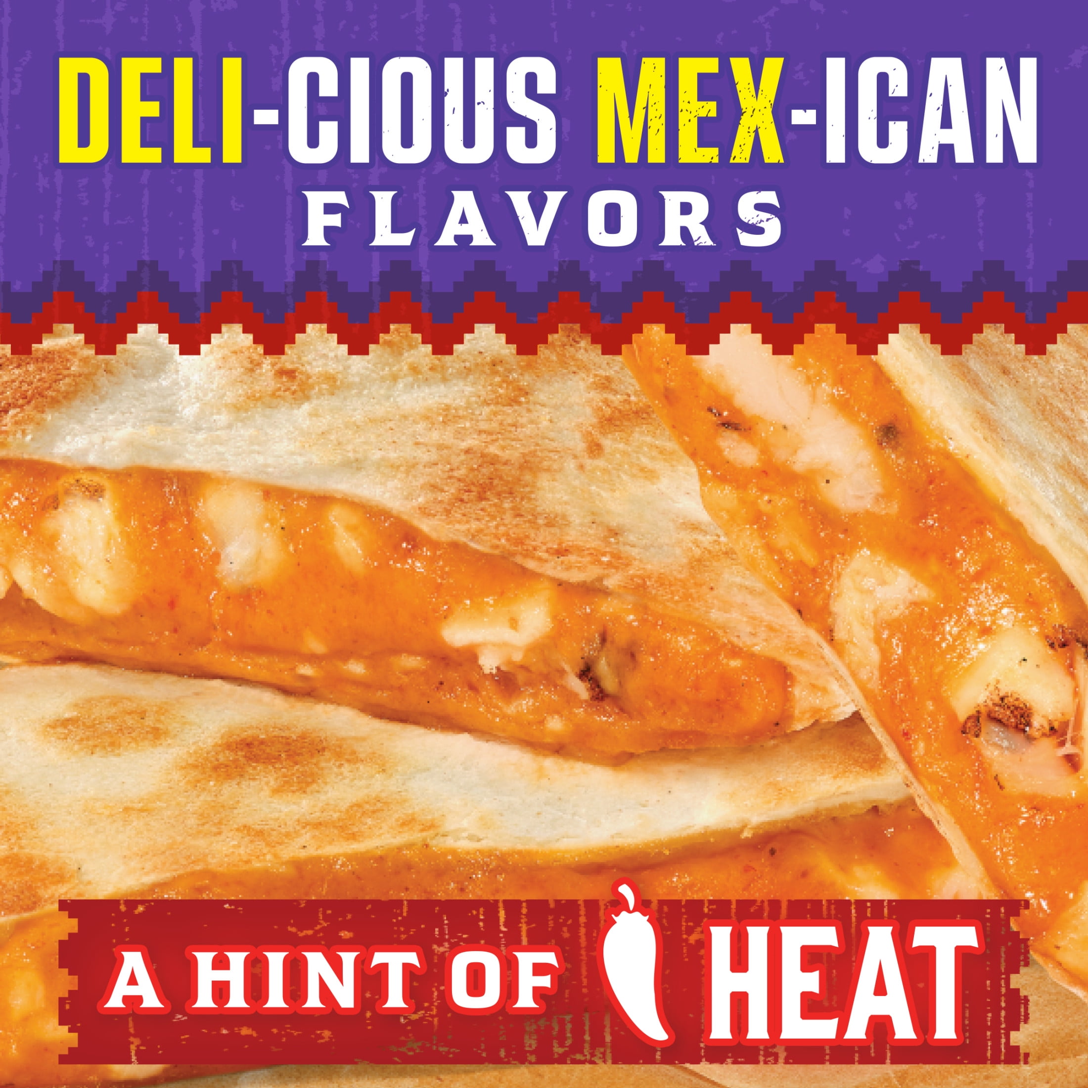 Delimex Chipotle Chicken Crispy Quesadillas, 8 oz box
