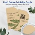 thumbnail image 3 of Avery Rectangle Business Cards, 2" x 3-1/2", Kraft Brown, 200 Total, 3 of 9