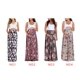 thumbnail image 3 of Dalazy Robe d'Été Imprimée Florale Maternité Sans Manches Gravida Taille Haute, 3 of 9