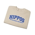 thumbnail image 3 of Hippo Hippopotamus Sweatshirt Gifts Crew Neck Shirt Long Sleeve Unisex, 3 of 7