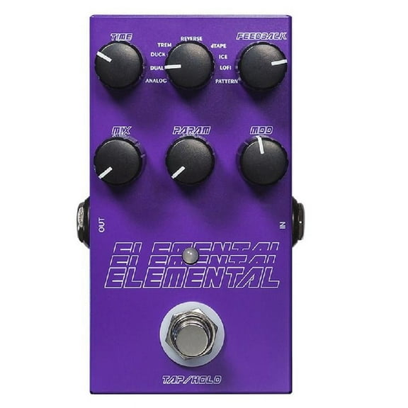 Zeiwohndc Electric Bass Guitar Effect Pedal with 9 Different Delay Effects Enduring