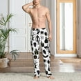 thumbnail image 5 of Halloween Mens Pajama Pants - halloween pumpkin black Sleep & Lounge Pants, Casual PJ Bottoms Pants with Pockets, 5 of 5