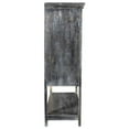 thumbnail image 4 of Martin Solid Wood 2 Door Tall Boy Cabinet in Distressed Gray, 4 of 4