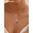 thumbnail image 5 of TANGPOET Tahitian Black Pearl Crown Valentines Necklace For Women,925 Silver Saltwater Pearl Jewelry, Gift For Friend Mother Wife, 5 of 5