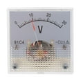 thumbnail image 1 of jinwen DC Ammeter Meter Display Analog Display meter Rectangle Measurement 0-30V, 1 of 8