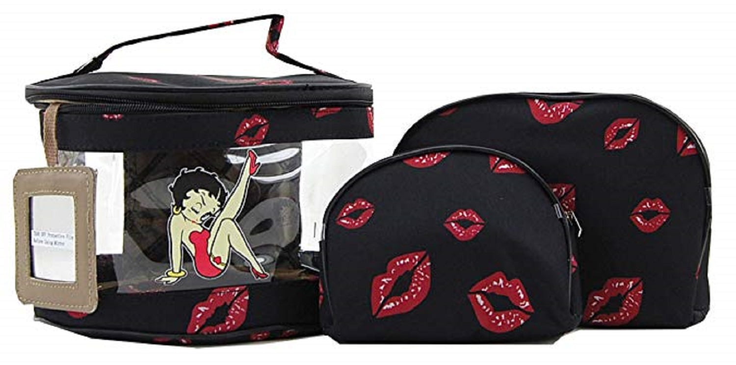 betty boop luggage 3 piece