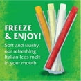 Authentic Italian Ices Original and Berry Flavors Assorted Freezer Ice