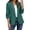 Army Green, variant on Womens Jacket Solid Casual Business Work 3/4 Sleeve Collared Loose Tops Spring Fall Summer Ruched Smocked Cuffs XXL