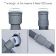 thumbnail image 3 of Xingzhi 2 Pieces Washing Machine Dishwasher Drain Waste Hose Waste Water Outlet Expel Soft Tube Stretchable, 3 of 9