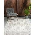 thumbnail image 4 of Unique Loom Tapis de Bordure Rustique la Jolla 10' x 13' Rectangle Ivoire/brun, 4 of 9