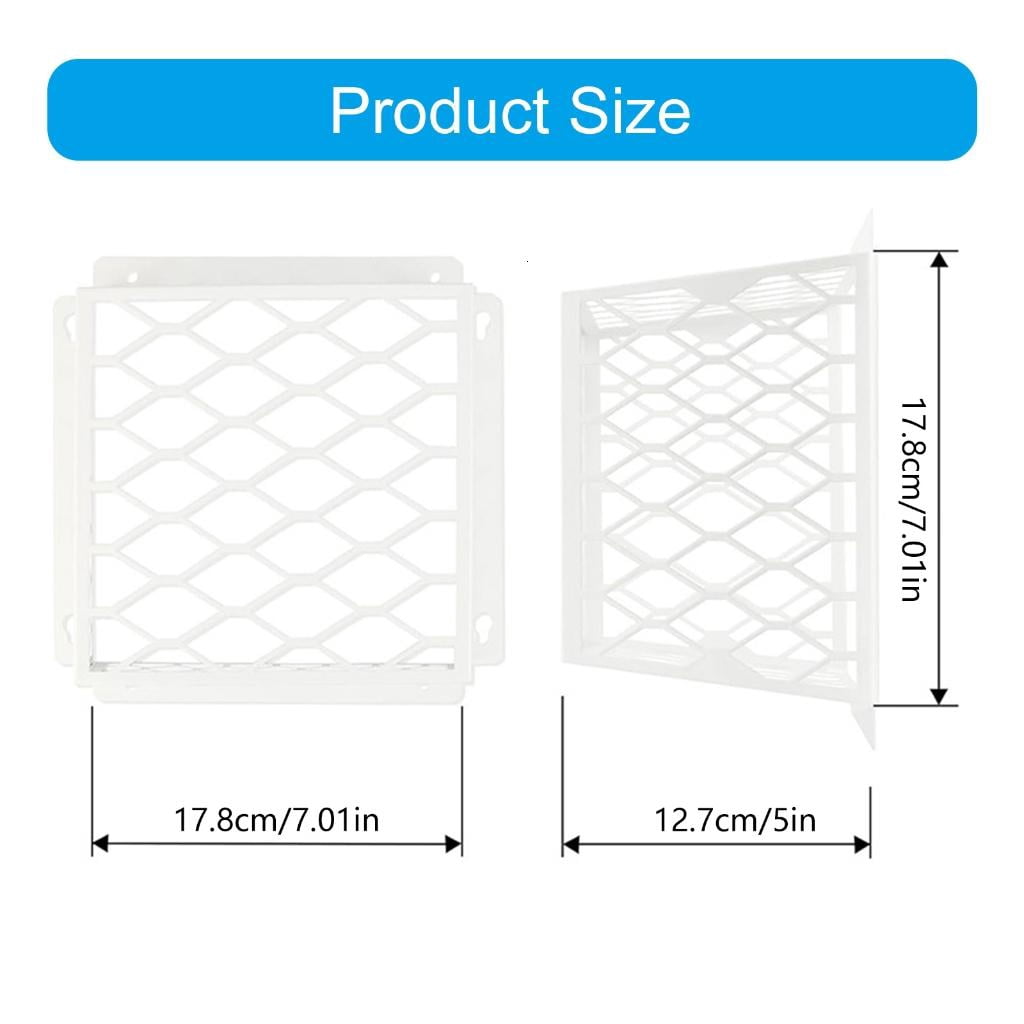 YIGSECU 2Pcs Dryer Vents Bird Protective Cover Dryer Vents Cover Guard Easy Installation