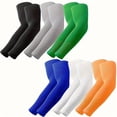 thumbnail image 2 of 2 Pcs Manchons Rafraîchissants Unisexes Protection Solaire UV pour Sports Course Cyclisme Pêche, 2 of 7