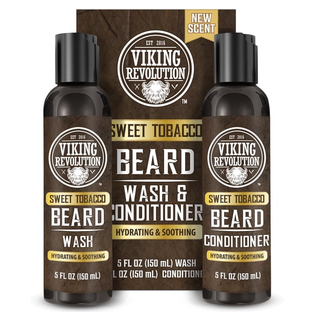 Limpiador y acondicionador para barba Viking Revolution Sweet Tobacco 150 ml