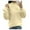 Beige, variant on Women's Lined Small Turtleneck Loose Casual Long Sleeve Crew Neck Sweatshirt Solid Color Hoodless Pullover Blouse Shirt Drop Shoulder Sweater Distressed Sweatshirts plus Size Lace up Long Sleeve