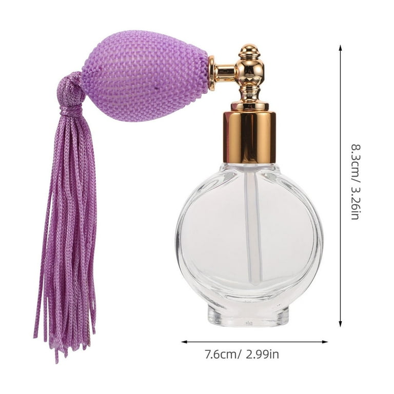 WORGEOUS Elegant Perfume Pump Sprayer Bottle With Tassel