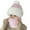 Pink, variant on Yigetop Winter Beanie Women Windproof Scarf Hat Winter Warm Scarf Hat Set Soft Knitted Plush Hat Hijab Cap Pink One Size