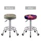 thumbnail image 5 of Balery Purple Flower Fundas de asiento para taburete de bar redondo de tela de terciopelo ajustables que protegen de arañazos y manchas para sillas de 14 a 17 pulgadas.-14 inch, 5 of 7