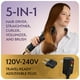 thumbnail image 2 of Cepillo secador de pelo Blowout OmoTeam Professional negro dorado, 2 of 5