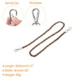 thumbnail image 2 of Uxcell Purse Chain Strap, 32" Purse Strap Shoulder Bag Replacement Strap, Brown&Silver, 2 of 6