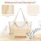 thumbnail image 2 of Bolso de Playa KABAQOO Grande Impermeable y Resistente a la Arena para Mujeres, 2 of 8