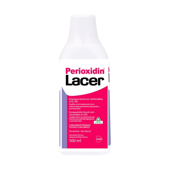 Enjuague bucal Perioxidin sin alcohol 500 ml