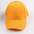 thumbnail image 4 of Gorra de Baloncesto con Visera Lisa Unisex Sunnimix Sombrero de Sol Liso Al Aire Libre Amarillo unico, 4 of 5