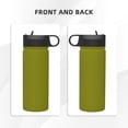 thumbnail image 3 of Goofa Olive for Insulated Kettle 18oz Water Bottle Insulated Tumbler with Handle & Flip Straw - Fits in Cup Holder, Leak Resistant Tumbler, 3 of 8