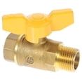 thumbnail image 1 of Brass Shut-Off Valves Thickened Fuel Gas Valves Ball Valves Hot Water Pipe, 1 of 4