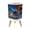 Color 4, variant on Beach Small Trash Can with Lid Dolphin Ocean Sunset Water Dynamic 1.8 Gallon Dog Proof Trash Can Round Garbage Can Waste Bin Wastebasket for Bathroom Bedroom Living Room