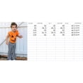 thumbnail image 7 of 1-6T Toddler Baby Girl Halloween Clothes Set Smil Face Ruffle Sleeve Shirt Top +Flare Pants Outfit, 7 of 7